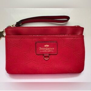 Juicy Couture Red Wristlet Clutch